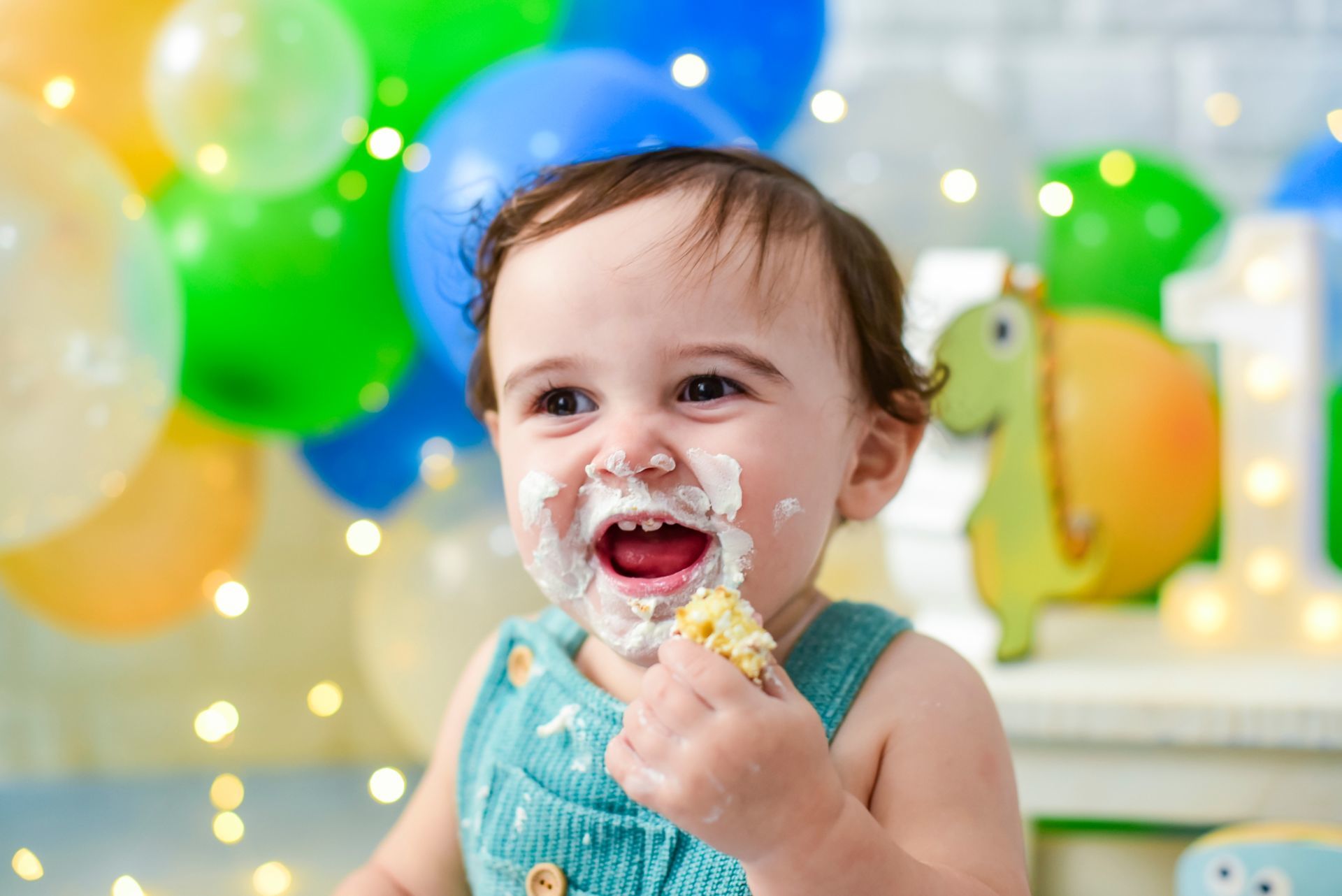 Foto Smash the cake - Dinossauro Foto Smash the cake - Dinossauro - Imagem 7